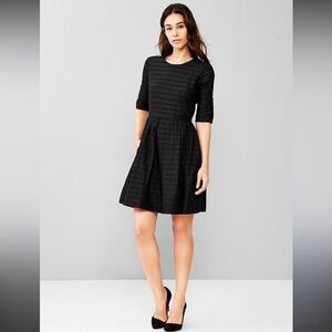 GAP Eyelet-stripe fit & flare dress 80.00